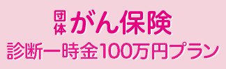 団体がん保険　診断一時金100万円プラン